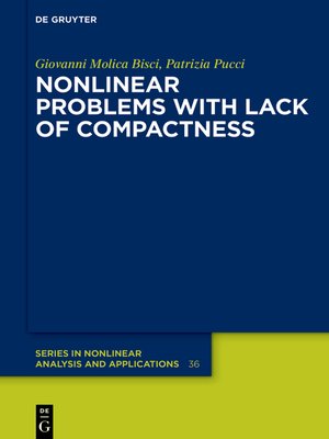 cover image of Nonlinear Problems with Lack of Compactness